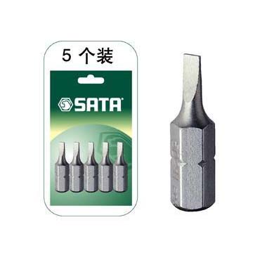 世达工具59218 5件套6.3MM系列25MM长一字旋具头6.5MM