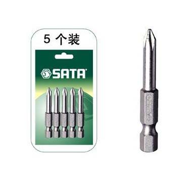 世达工具59324 5件套6.3MM系列50MM长十字旋具头#3